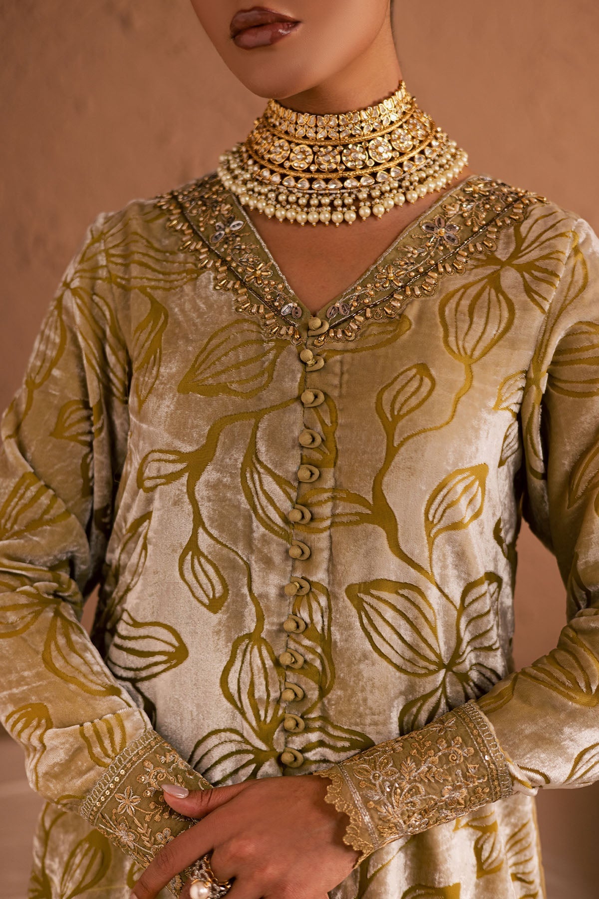 Nureh | Ballerina Winter 25 | NU2-189 by Nureh - Designer Dress  - Type : Ladies Clothes - Available at Saira Sultan - 100% Original 