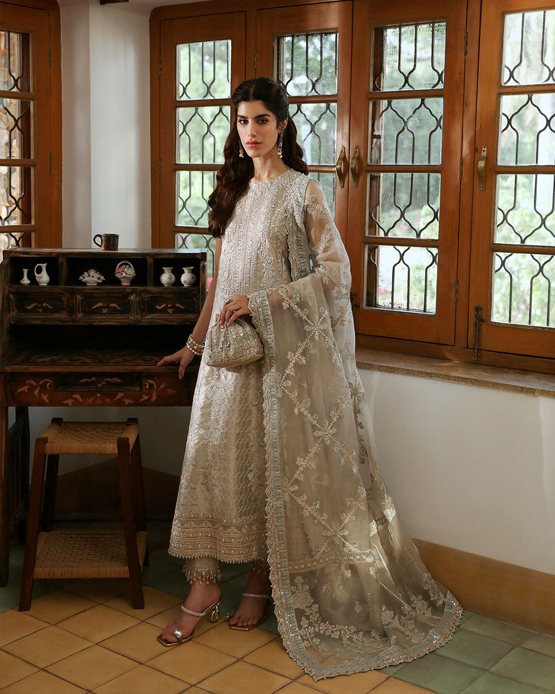 Faiza Saqlain | Mehermah Luxe Formals | Damaris - Pakistani Designer Dress - by Faiza Saqlain | Type: Formal - 100% Original at Saira Sultan