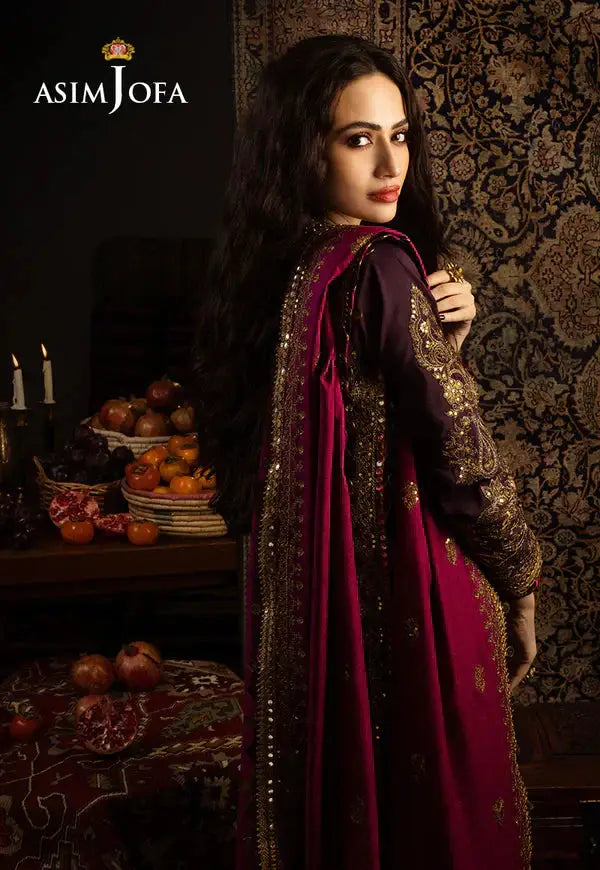 Asim Jofa | Kashmiri Tanka | AJKT 05 - Pakistani Designer Dress - by Asim Jofa | Type: Luxury - 100% Original at Saira Sultan