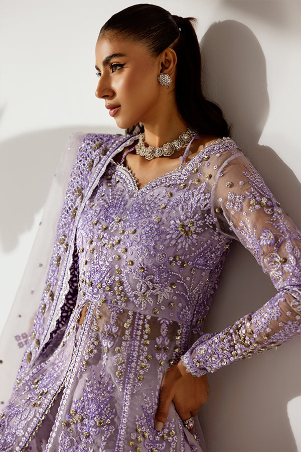 Saffron | Scintilla Formals | Periwinkle M Soft Lilac Organza