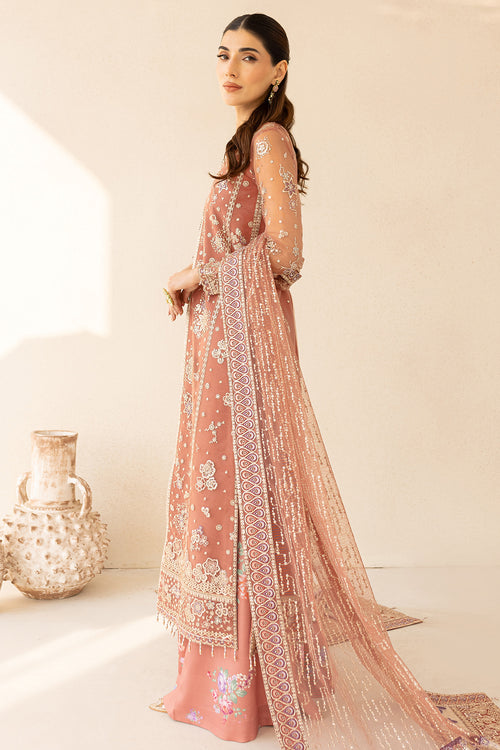 Farasha | Lu Zella Premium Formals 25 | Vintage Rose - Pakistani Designer Dress - by Farasha - Type : Ladies Clothes - 100% Original at Saira Sultan