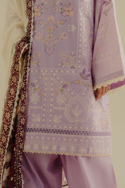 Zara Shahjahan | Coco Lawn 25 | Nyssa-10B M Soft Lilac Lawn