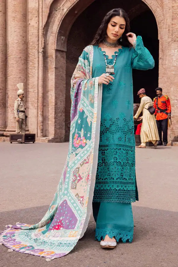 Nureh | Bazaar Lawn | NE-51 - Pakistani Designer Dress - by Nureh | Type: Luxury - 100% Original at Saira Sultan