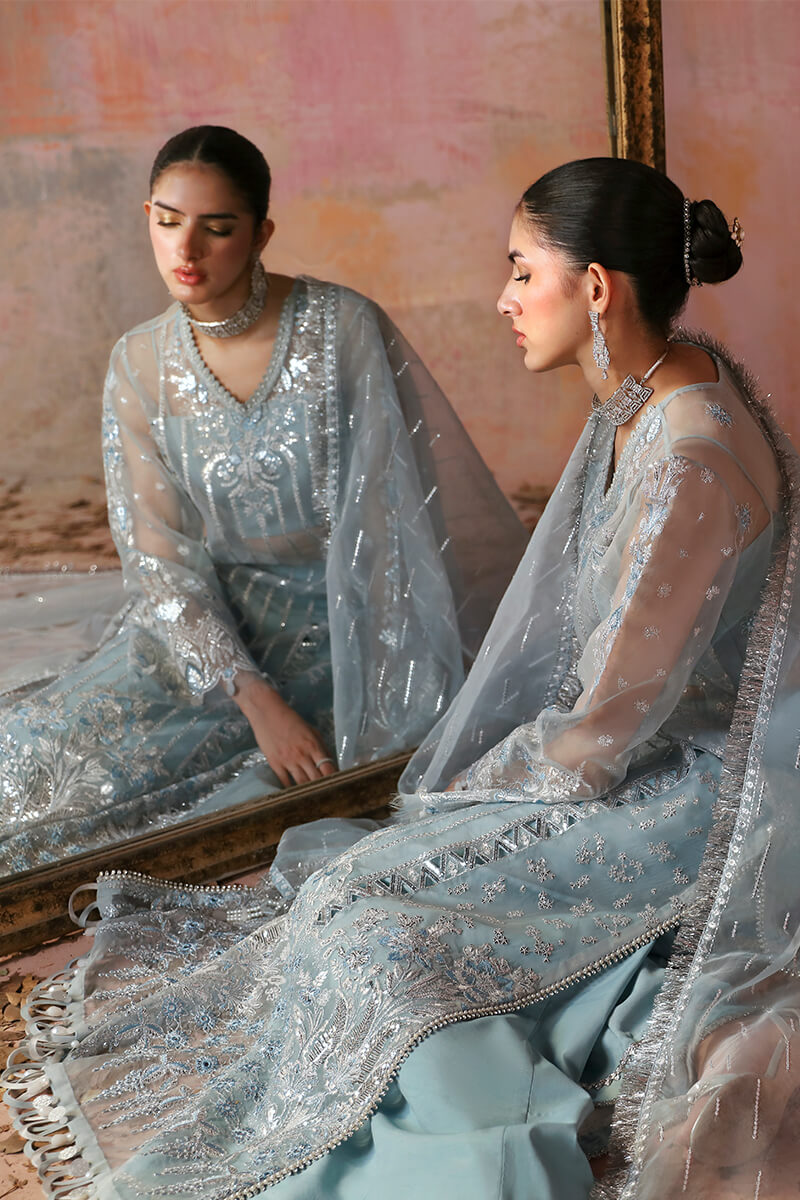 Sardinia|Tara Formals|Azure - Pakistani Designer Dress - by Sardinia - Type : Ladies Clothes - 100% Original at Saira Sultan