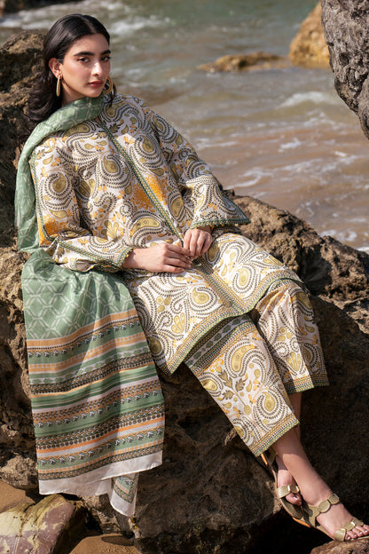 Jazmin | Summer Lawn 25 | USE-9168 L Off White Lawn