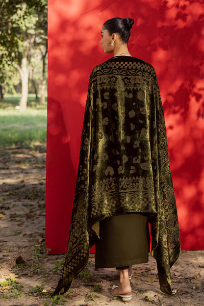 Nureh | Exclusive Leather Peach | NE-190 by Nureh - Designer Dress  - Type : Ladies Clothes - Available at Saira Sultan - 100% Original 