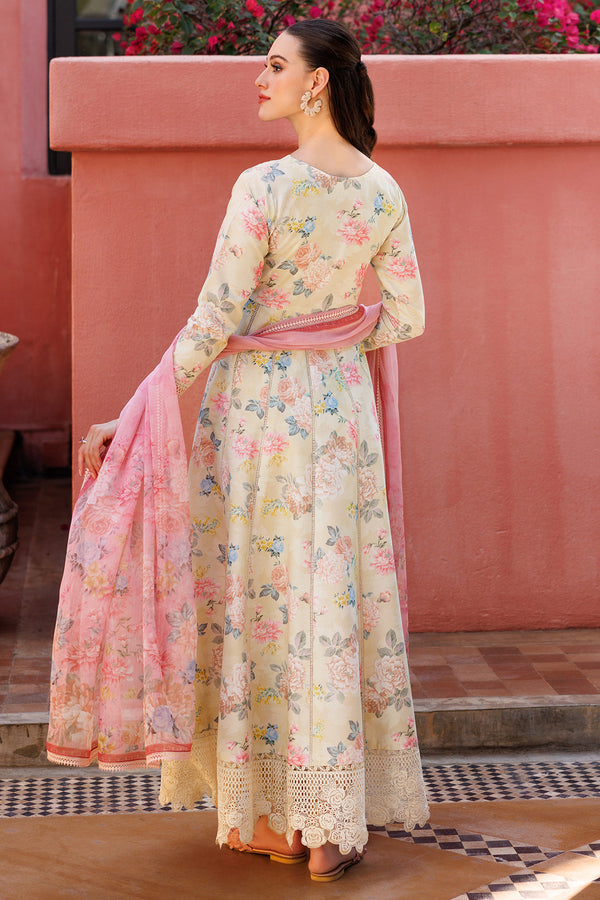 Farasha | Printed Essentials | Meadow Blush S Ivory Lawn