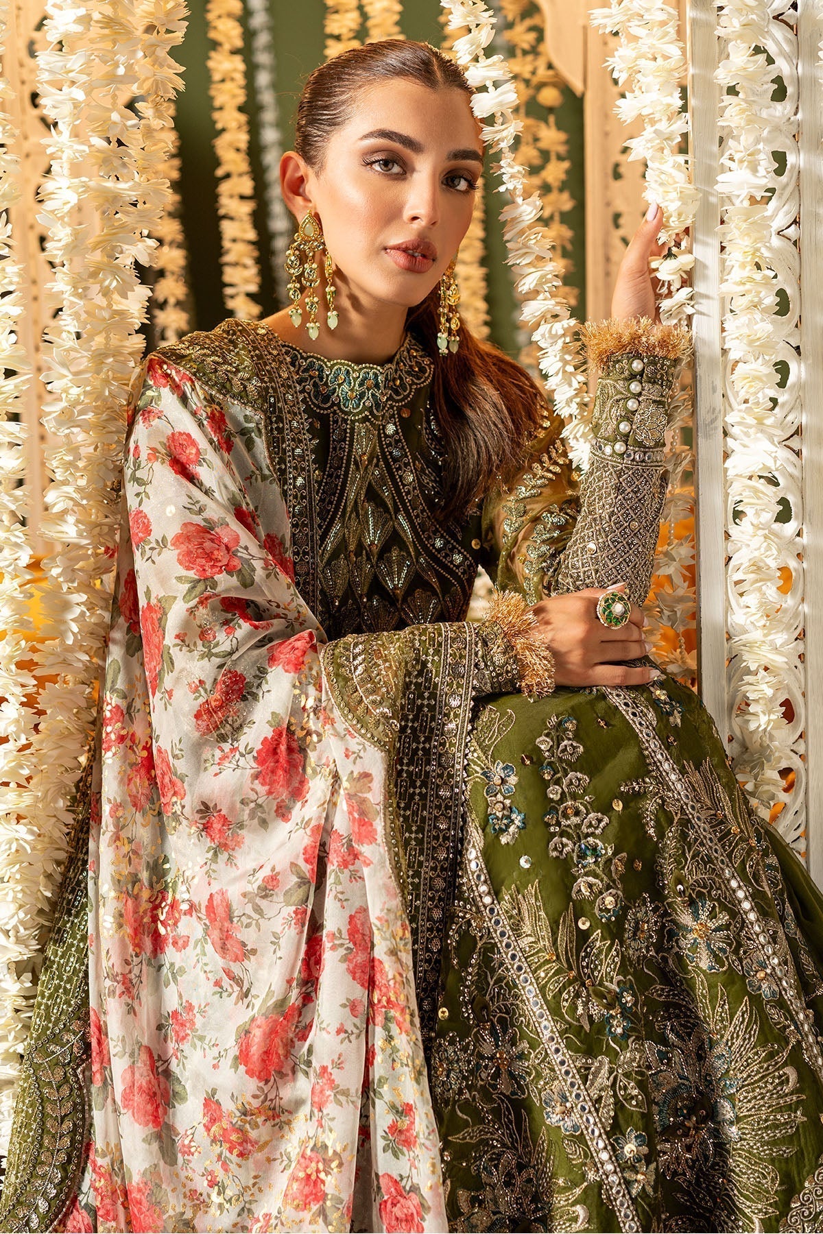 Nureh | Jhoomro Wedding Formals | NL-50 - NURA - Pakistani Designer Dress - by Nureh | Type: Bridal - 100% Original at Saira Sultan