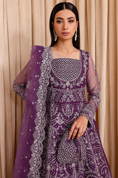 Farasha | Lumiere Formals | Plum Passion - Pakistani Designer Dress - by Farasha | Type: Bridal - 100% Original at Saira Sultan