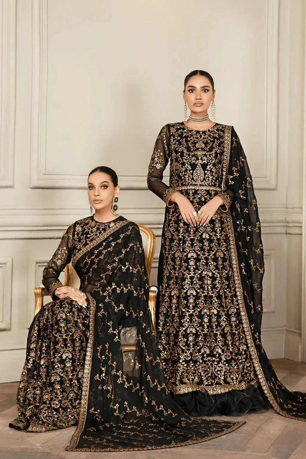 Zarif | Mehroz Formals | Black Ruby - Pakistani Designer Dress - by Zarif | Type: Formal - 100% Original at Saira Sultan