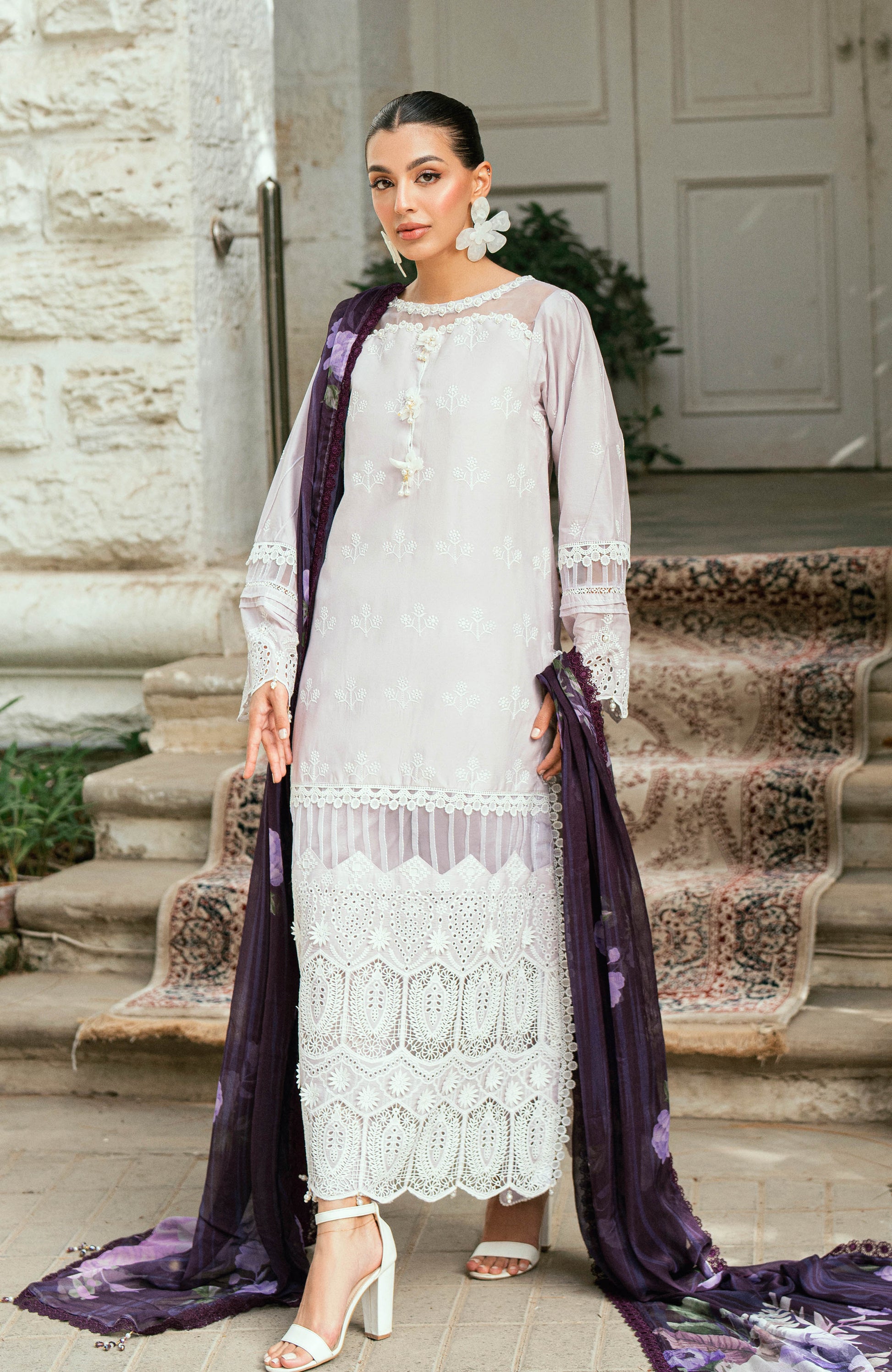 Al zohaib | Laserkari Premium Edition 25 | LKP-25-06 C - Pakistani Designer Dress - by Al zohaib - Type : Ladies Clothes - 100% Original at Saira Sultan