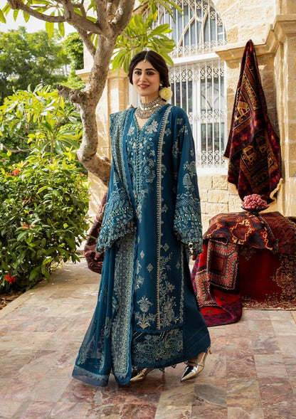 Kahf Premium | Kahf Karandi 25 |KKH-05 CYARA - Pakistani Designer Dress - by Kahf Premium - Type : Ladies Clothes - 100% Original at Saira Sultan
