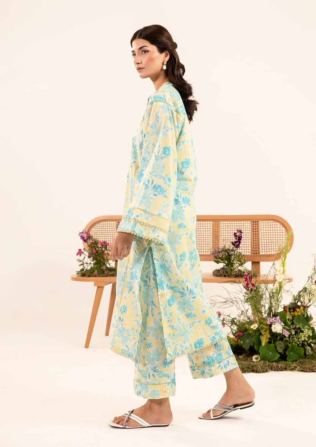 Elaf Premium | Pret 25 | EPT-06 FIONA M Pale Yellow Lawn