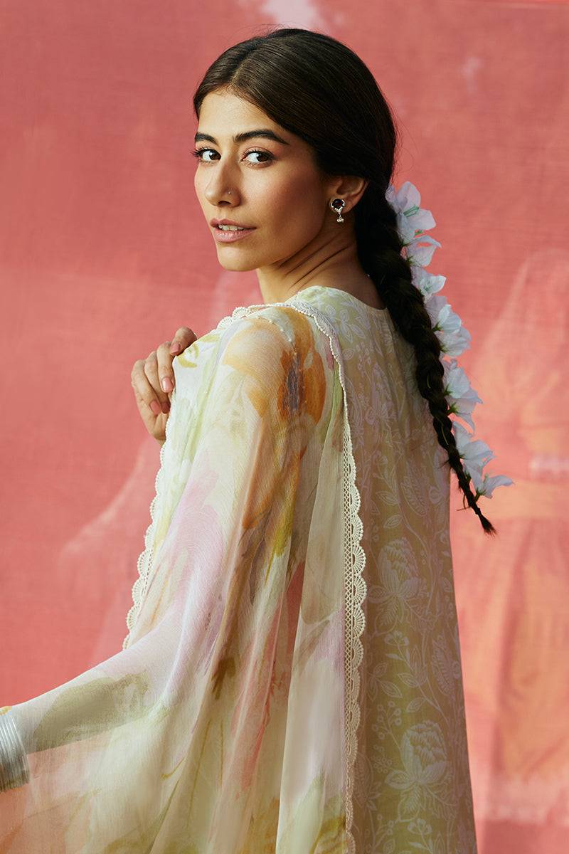 Cross Stitch | Premium Lawn 24 | DUSTY BLOOM - Pakistani Designer Dress - by Cross Stitch | Type: Formal - 100% Original at Saira Sultan