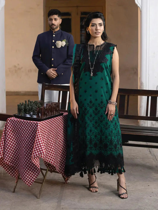 Faiza Faisal | Maya Luxury Lawn | Jaana - Pakistani Designer Dress - by Faiza Faisal | Type: Luxury - 100% Original at Saira Sultan