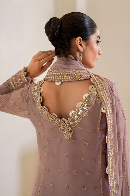 Iznik | Chinnon Chiffon | CC-48 Embroidered Chiffon - Pakistani Designer Dress - by Iznik | Type: Formal - 100% Original at Saira Sultan