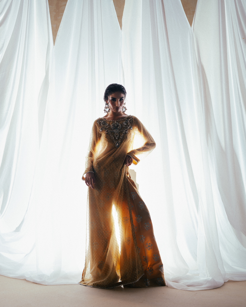 Vasal | Zyra Luxe Pret 26 | Golden Dusk - Pakistani Designer Dress - by Vasal - Type : Ladies Clothes - 100% Original at Saira Sultan