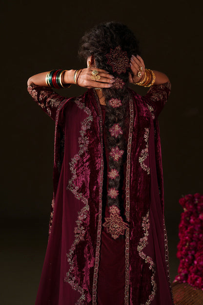 Iznik | Velvet 25 | IV-71 Embroidered Velvet by Iznik - Designer Dress - Type : Ladies Clothes - Available at Saira Sultan - 100% Original 