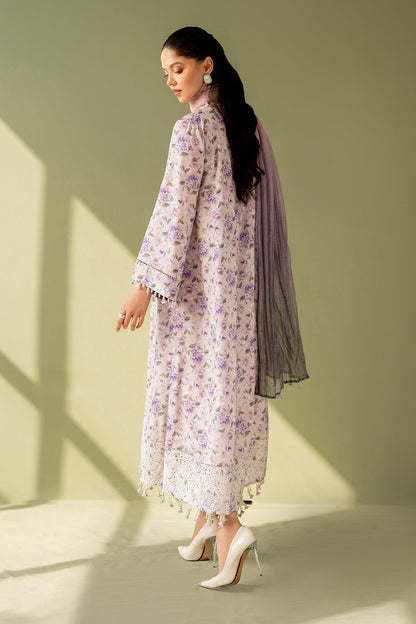 Baroque | Eid Printique | EMBROIDERED PRINTED LAWN UF-4168 S Lavender Pinocchio Lawn