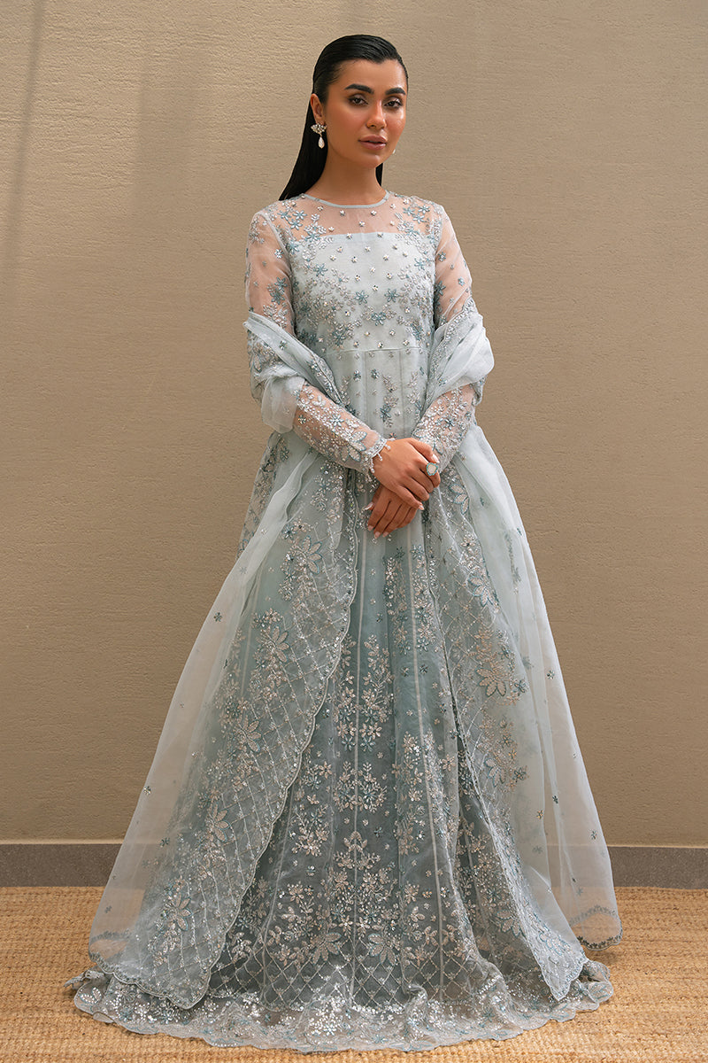 Cross Stitch | Wedding Collection 24 | SAFFRON CHARM - Pakistani Designer Dress - by Cross Stitch | Type: Formal - 100% Original at Saira Sultan