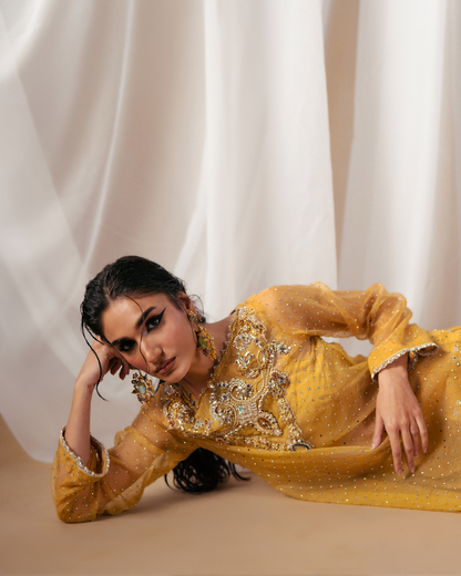 Vasal | Zyra Luxe Pret 26 | Golden Dusk - Pakistani Designer Dress - by Vasal - Type : Ladies Clothes - 100% Original at Saira Sultan