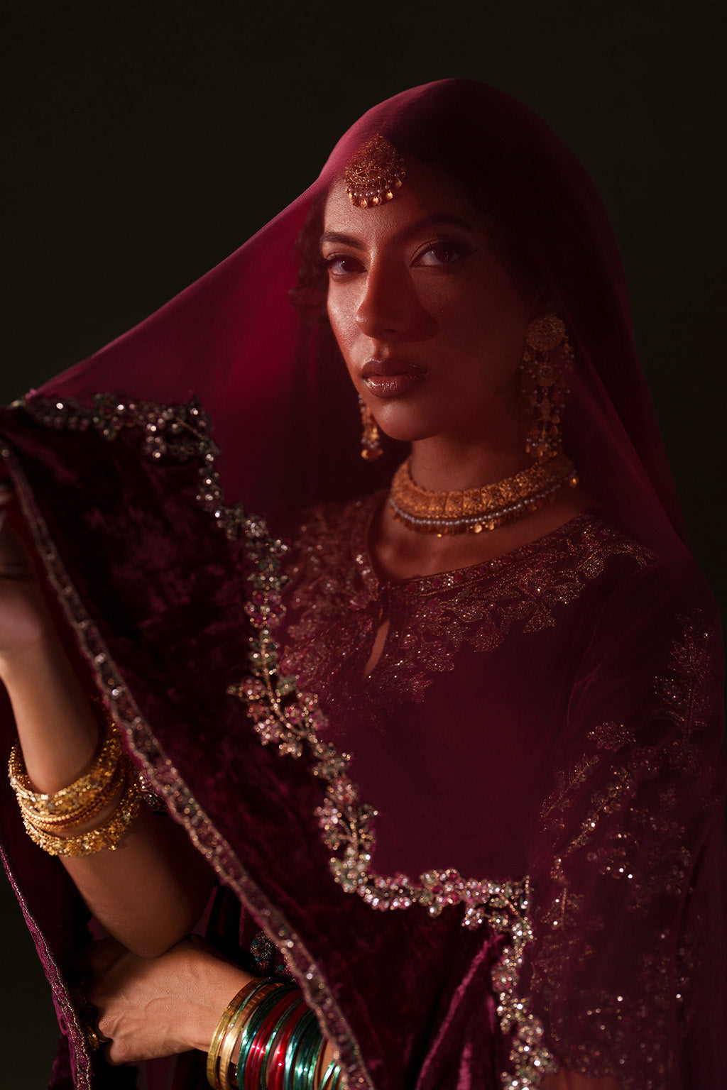 Iznik | Velvet 25 | IV-71 Embroidered Velvet by Iznik - Designer Dress - Type : Ladies Clothes - Available at Saira Sultan - 100% Original 