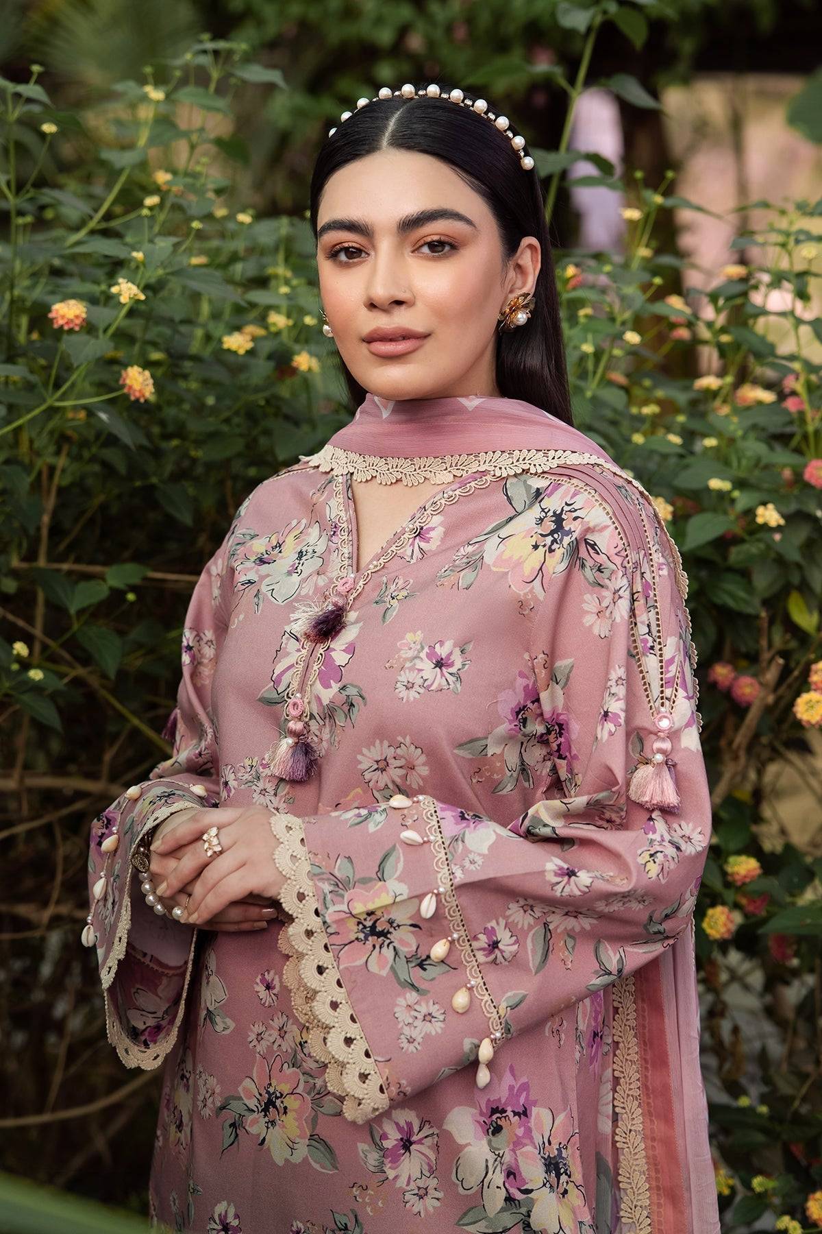 Alizeh | Sheen Lawn Prints 24 | CAMELIA - Pakistani Designer Dress - by Alizeh | Type: Casuals - 100% Original at Saira Sultan