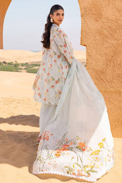Cross Stitch | Eid Lawn 24 | AQUA GLAZE - Pakistani Designer Dress - by Cross Stitch | Type: Luxury - 100% Original at Saira Sultan