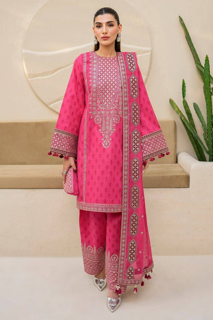 Jazmin | Irish Lawn SS 24 | D3 - Pakistani Designer Dress - by Jazmin | Type: Luxury - 100% Original at Saira Sultan