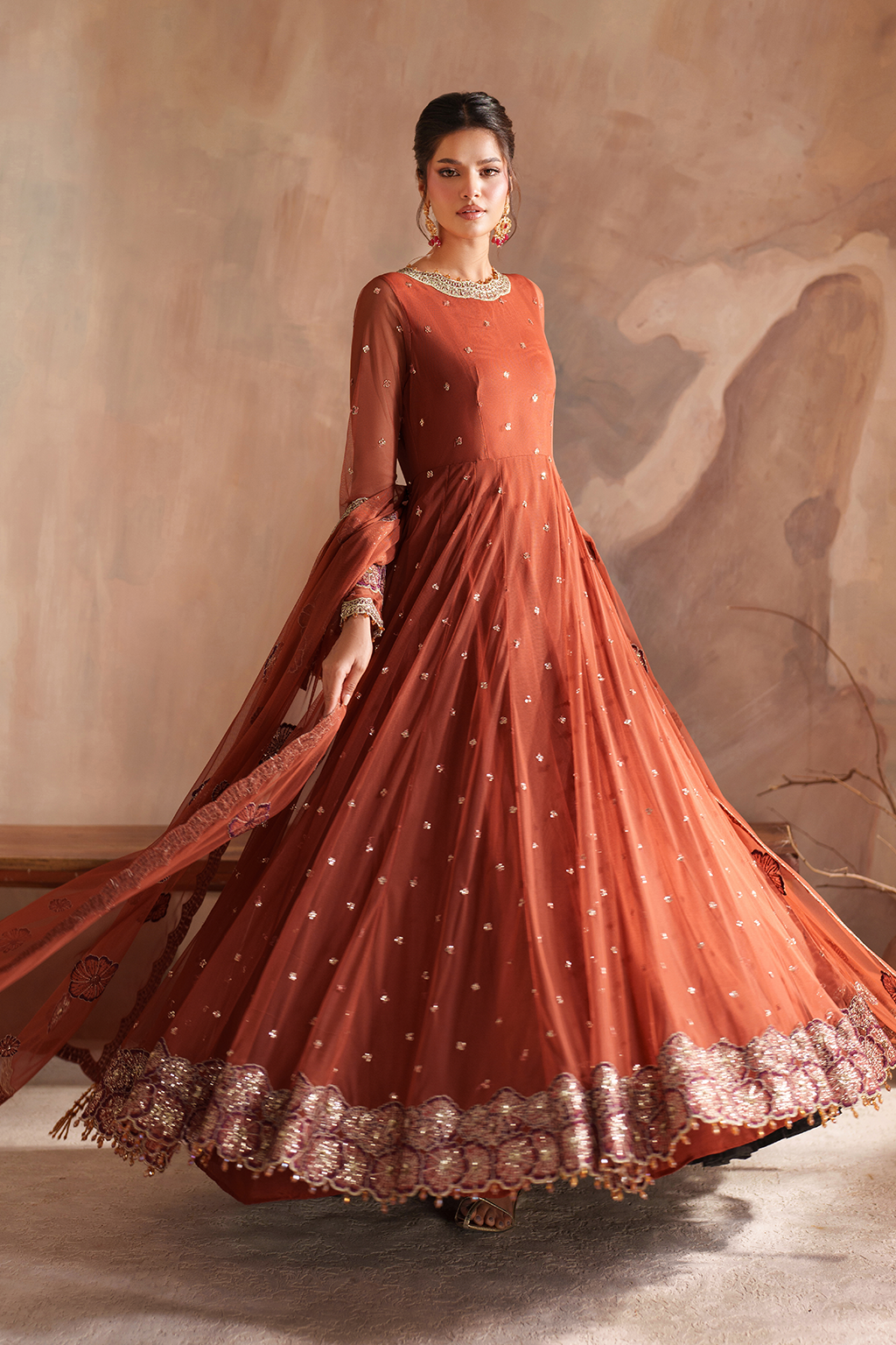 Iznik I Festive Formal I CC-78 Embroidered Net - Pakistani Designer Dress - by Iznik - Type : Ladies Clothes - 100% Original at Saira Sultan