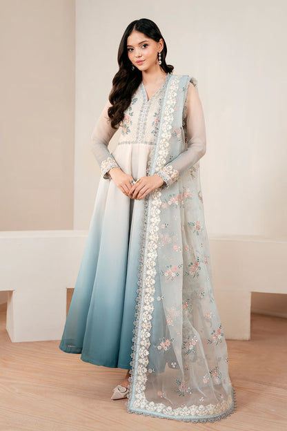 Baroque | Luxury Pret 25 | EMBROIDERED CHIFFON PR-1056 - Pakistani Designer Dress - by Baroque - Type : Ladies Clothes - 100% Original at Saira Sultan