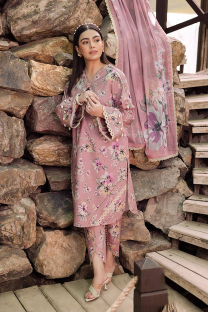 Alizeh | Sheen Lawn Prints 24 | CAMELIA - Pakistani Designer Dress - by Alizeh | Type: Casuals - 100% Original at Saira Sultan