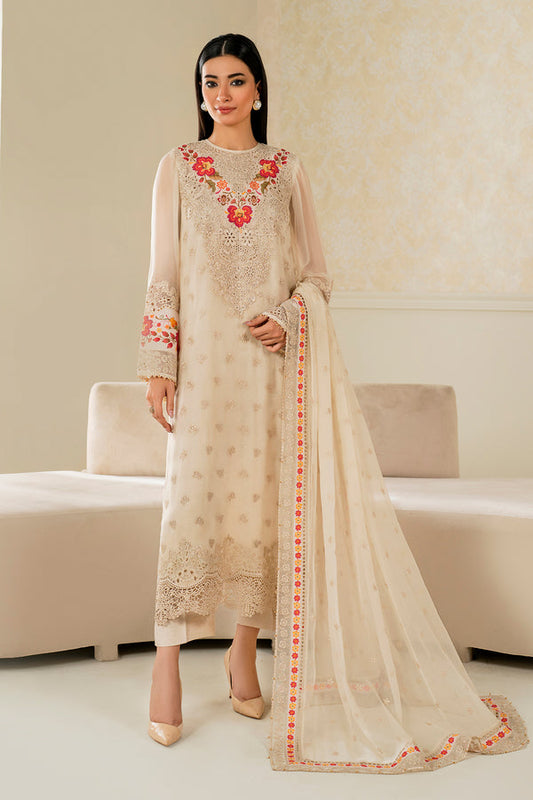 Baroque | Luxury Pret 25 | EMBROIDERED CHIFFON PR-1145 - Pakistani Designer Dress - by Baroque - Type : Ladies Clothes - 100% Original at Saira Sultan