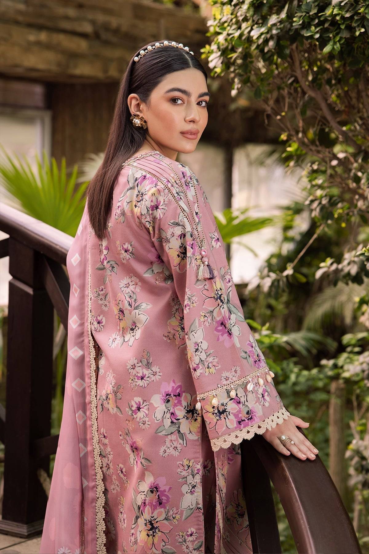 Alizeh | Sheen Lawn Prints 24 | CAMELIA - Pakistani Designer Dress - by Alizeh | Type: Casuals - 100% Original at Saira Sultan