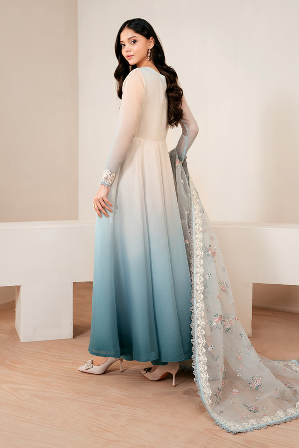Baroque | Luxury Pret 25 | EMBROIDERED CHIFFON PR-1056 - Pakistani Designer Dress - by Baroque - Type : Ladies Clothes - 100% Original at Saira Sultan