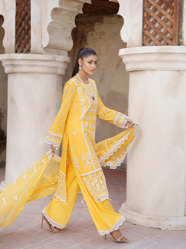 Zebtan | Zeenat Luxury Lawn Eid Collection | ZL 08 - Pakistani Designer Dress - by Zebtan | Type: Luxury - 100% Original at Saira Sultan