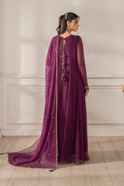 Iznik I Festive Formal I UE-480 Embroidered Chiffon - Pakistani Designer Dress - by Iznik - Type : Ladies Clothes - 100% Original at Saira Sultan