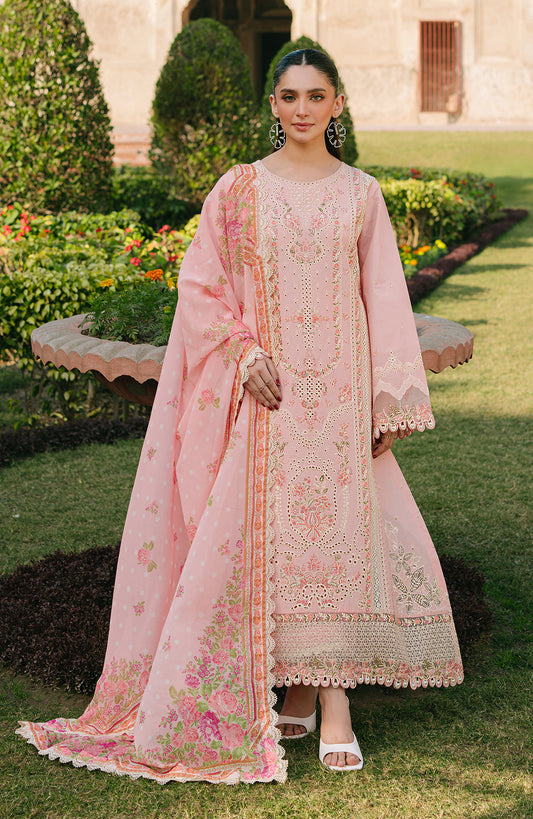 Fiona | Sarang Lawn 25 | Cemila XS Pink Lawn