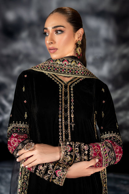 Naqshi | Makhmal 24 | ADHAN M Black Velvet