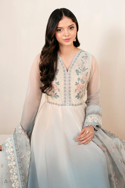 Baroque | Luxury Pret 25 | EMBROIDERED CHIFFON PR-1056 - Pakistani Designer Dress - by Baroque - Type : Ladies Clothes - 100% Original at Saira Sultan