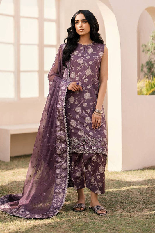 Baroque | Luxury Pret 24 | LAWN UF-598 - Pakistani Designer Dress - by Baroque | Type: Luxury - 100% Original at Saira Sultan