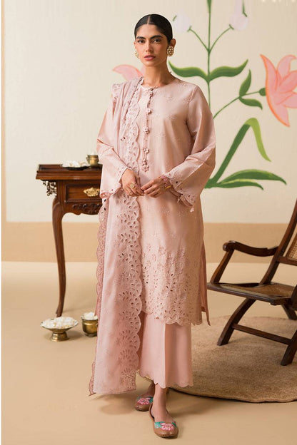 Cross Stitch | Chikankari Lawn Collection | P-04 - Pakistani Designer Dress - by Cross Stitch | Type: Luxury - 100% Original at Saira Sultan