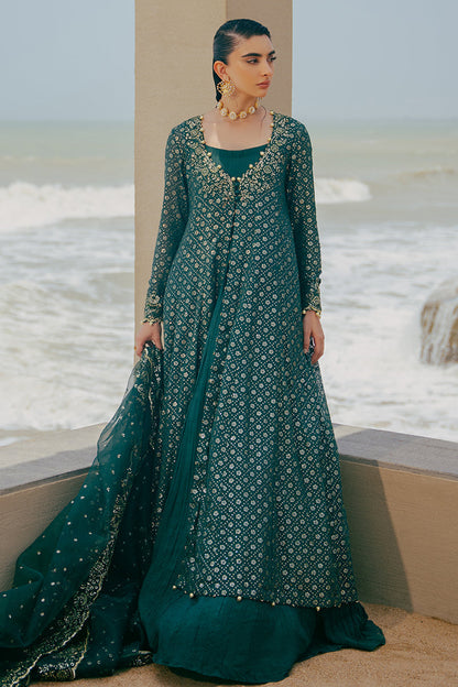 Cross Stitch | Wedding Collection 24 | GREEN SPRING - Pakistani Designer Dress - by Cross Stitch | Type: Formal - 100% Original at Saira Sultan