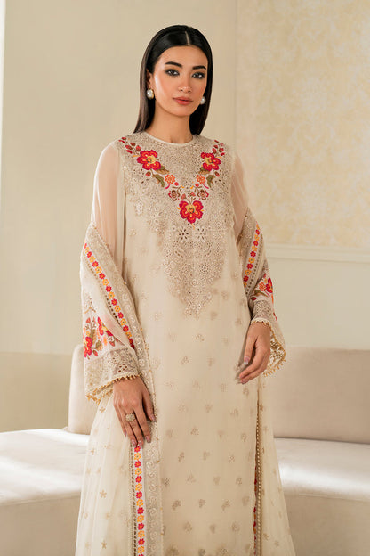 Baroque | Luxury Pret 25 | EMBROIDERED CHIFFON PR-1145 - Pakistani Designer Dress - by Baroque - Type : Ladies Clothes - 100% Original at Saira Sultan