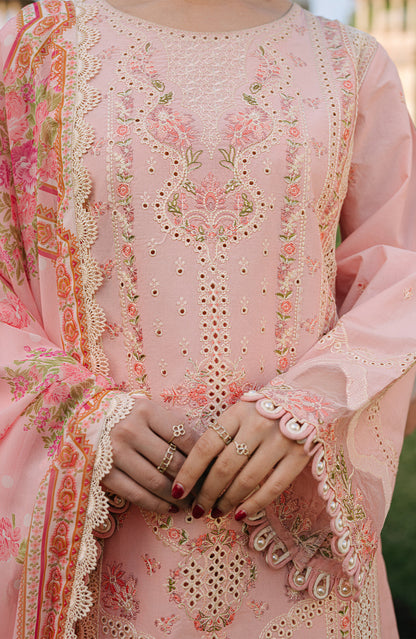 Fiona | Sarang Lawn 25 | Cemila L Pink Lawn