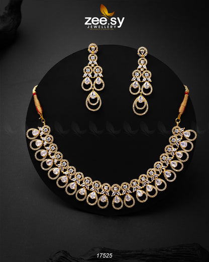 Intricate Necklace White