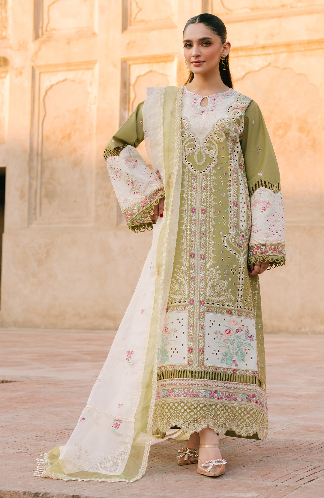Fiona | Sarang Lawn 25 | Talia XS Mehndi Lawn