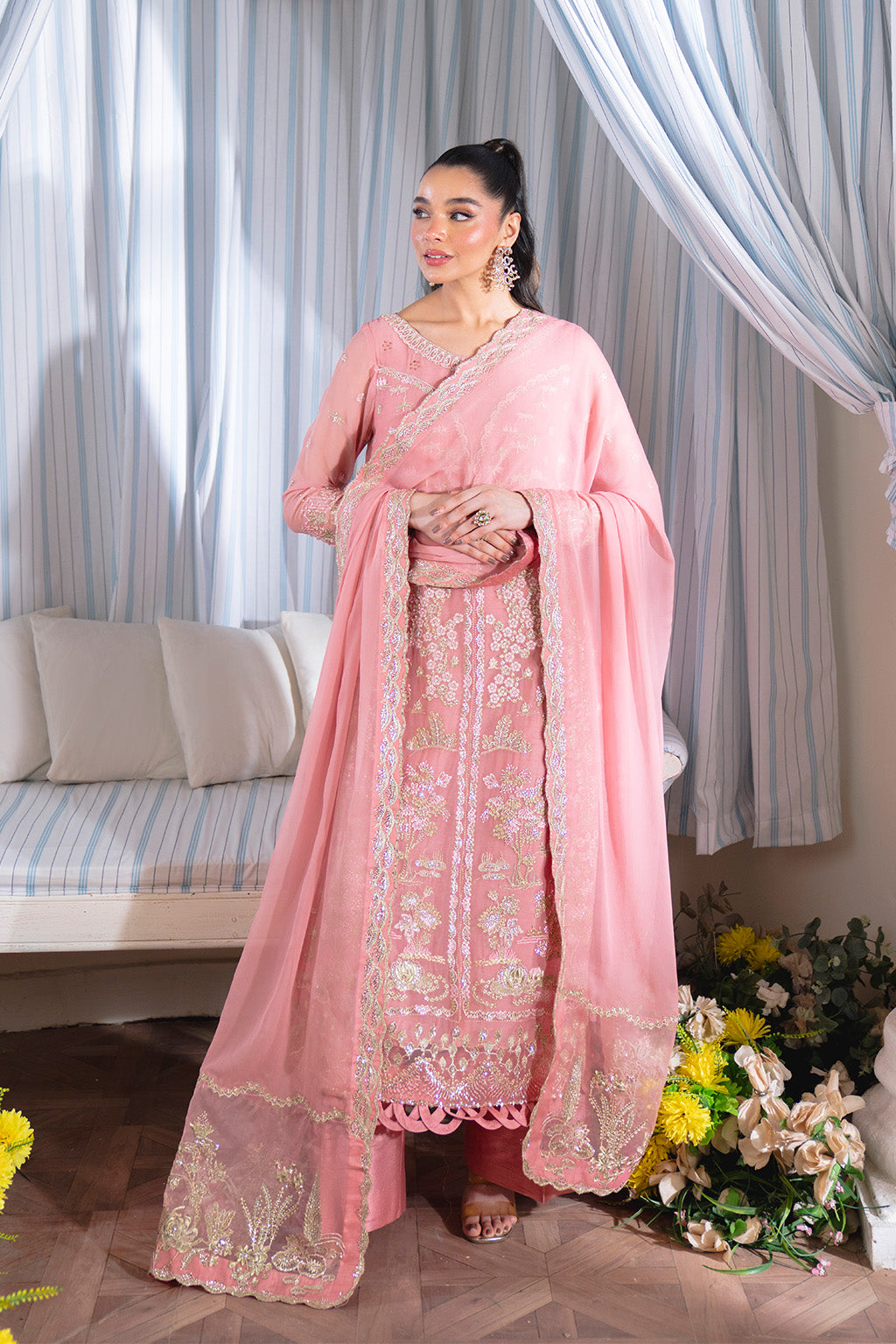 Neeshay | Dastaan Formals 25 | Gulrukh - Pakistani Designer Dress - by Neeshay - Type : Ladies Clothes - 100% Original at Saira Sultan