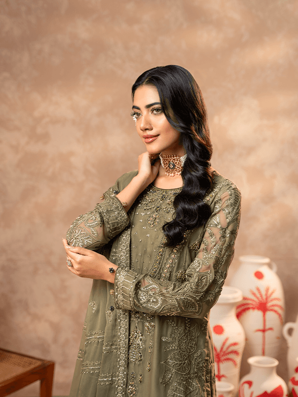 Zebtan | Zeenat Festive Collection | ZN-04 - Pakistani Designer Dress - by Zebtan | Type: Luxury - 100% Original at Saira Sultan