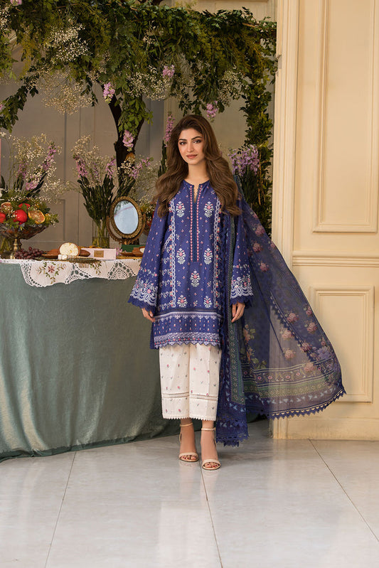 Sobia Nazir | Vital Lawn 25 | 6B XS Persion Blue Lawn